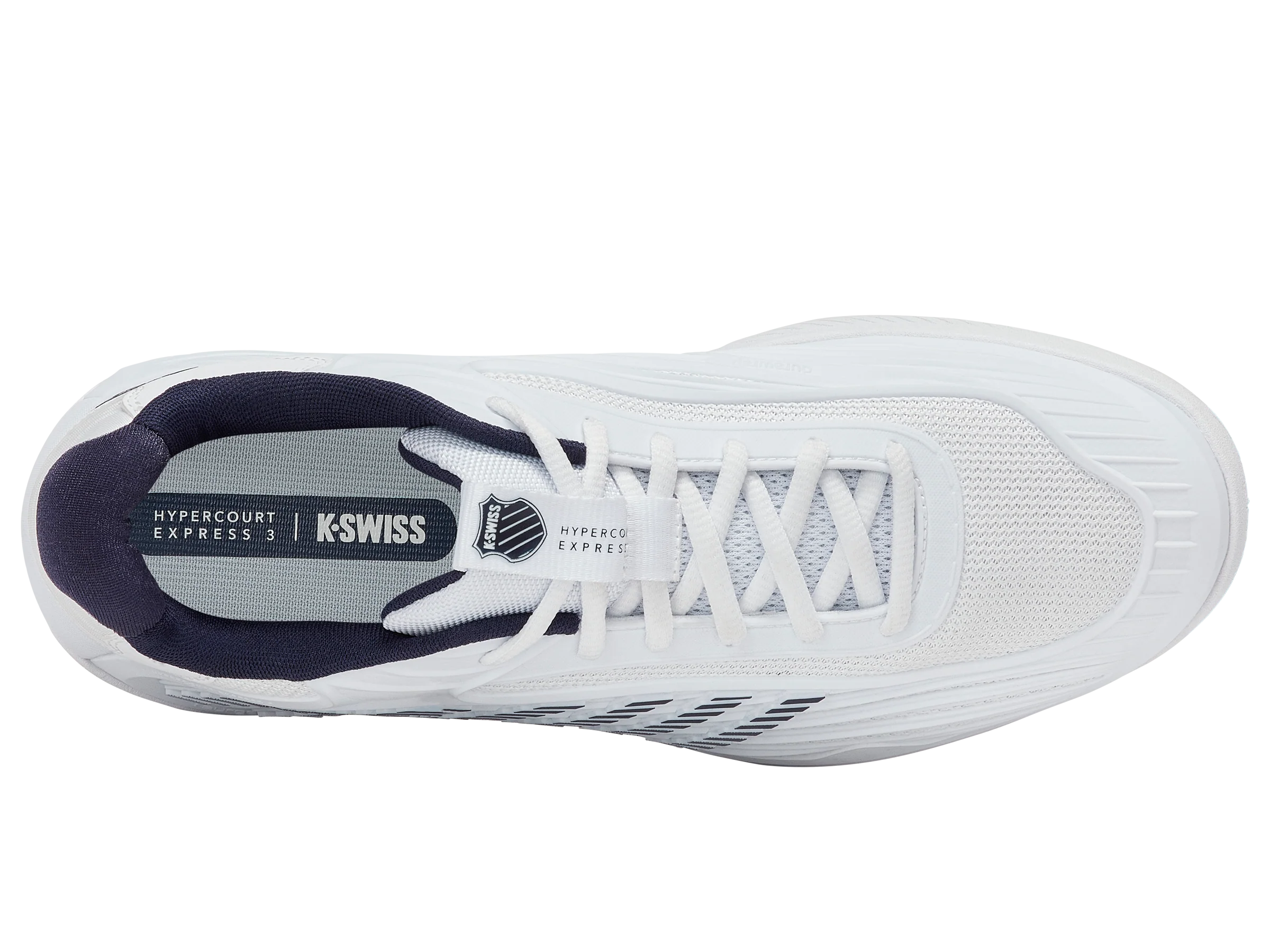 04605-161-W | HYPERCOURT EXPRESS 3 2E | WHITE/PEACOAT/SILVER - Image 7